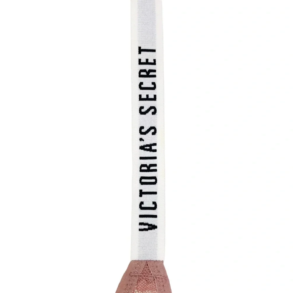 Victoria’s Secret Lace Slip Chemise Blush Pink Logo Elastic Straps Size S_5